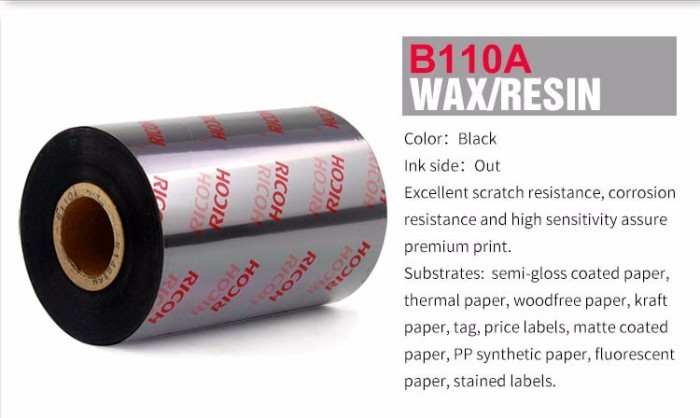 Distributor ribbon ricoh resin